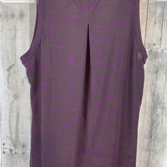 Lululemon Go Om Tank in Ghost Weave Burnout Black Cherry Size 6. - Picture 6 of 14